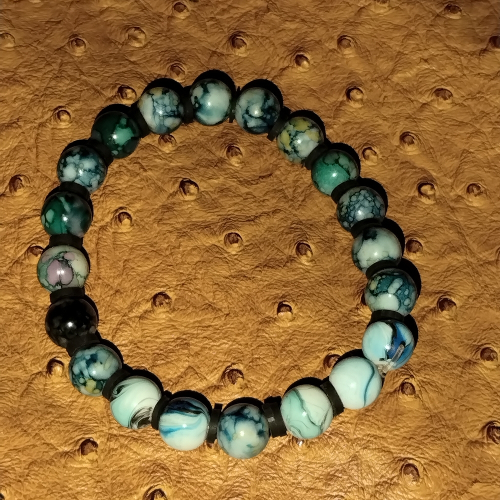 Beaded stretch bracelet